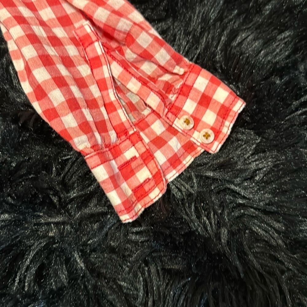 Holding Horses Red and White Checkered Top - Picture 6 of 10
